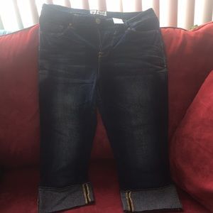 Baby Phat Size 11 Denim Blue Jeans capri